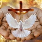 Dove Cross Hands Fire God Trinity  - nickelbabe / Pixabay