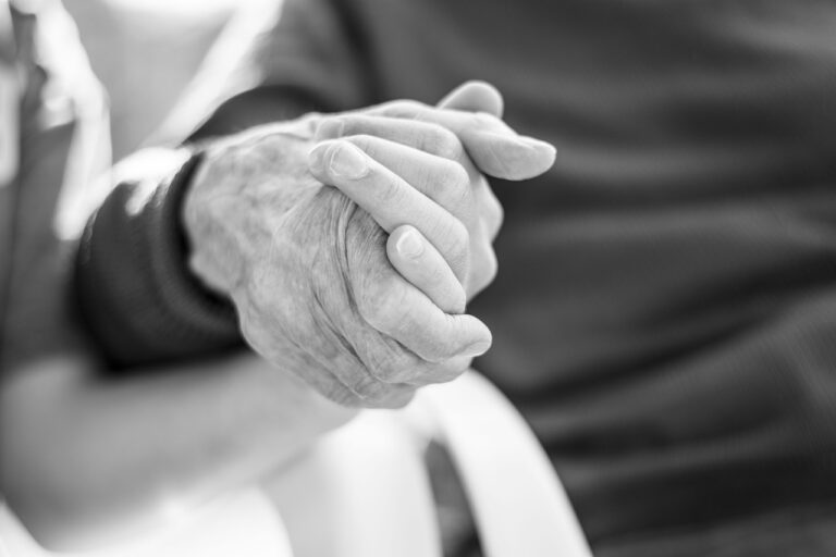 Hands Old Man People Holding Hands  - MiVargof / Pixabay