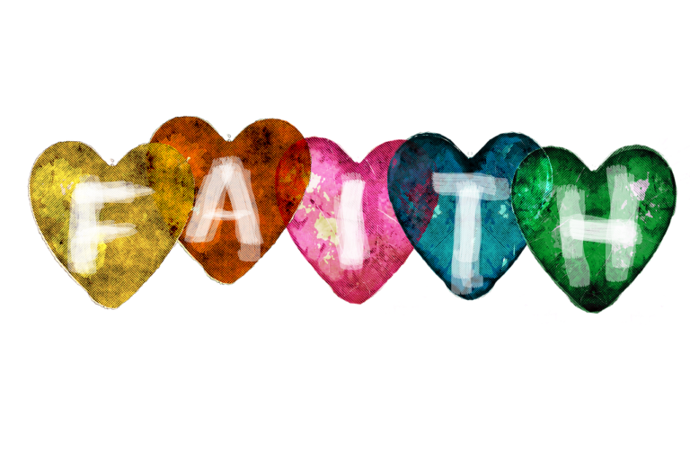 Faith Hearts Colorful Religion  - geralt / Pixabay