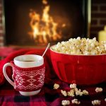 warm and cozy popcorn coffee 1975215