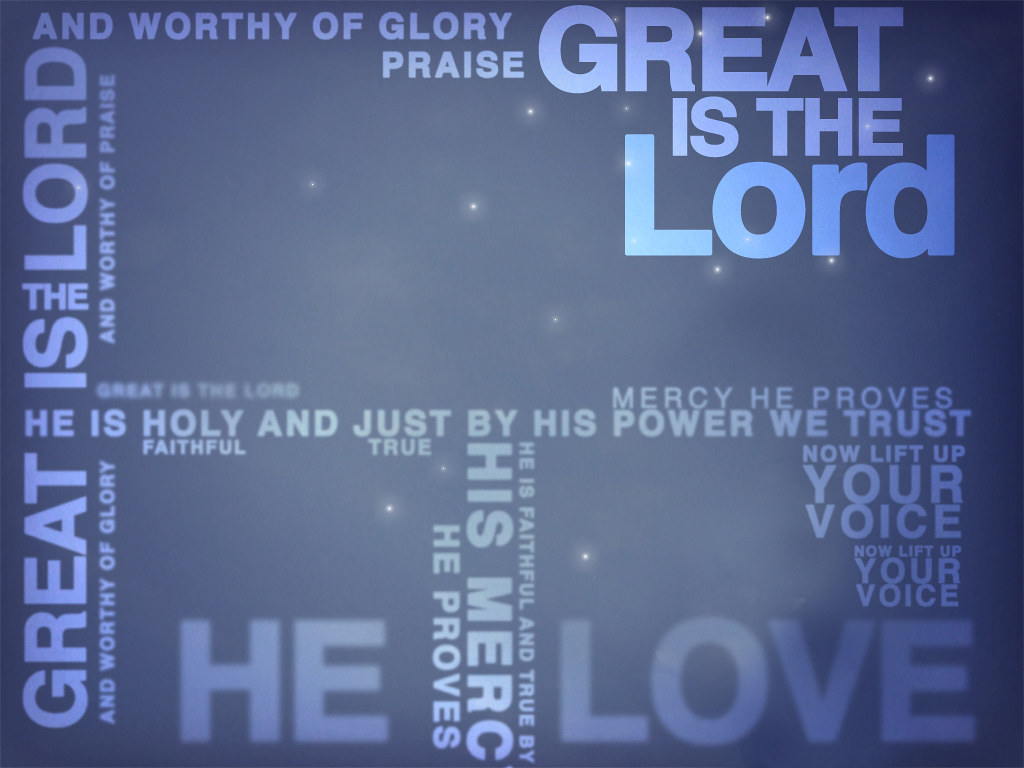 Worship BG - Great is the Lord