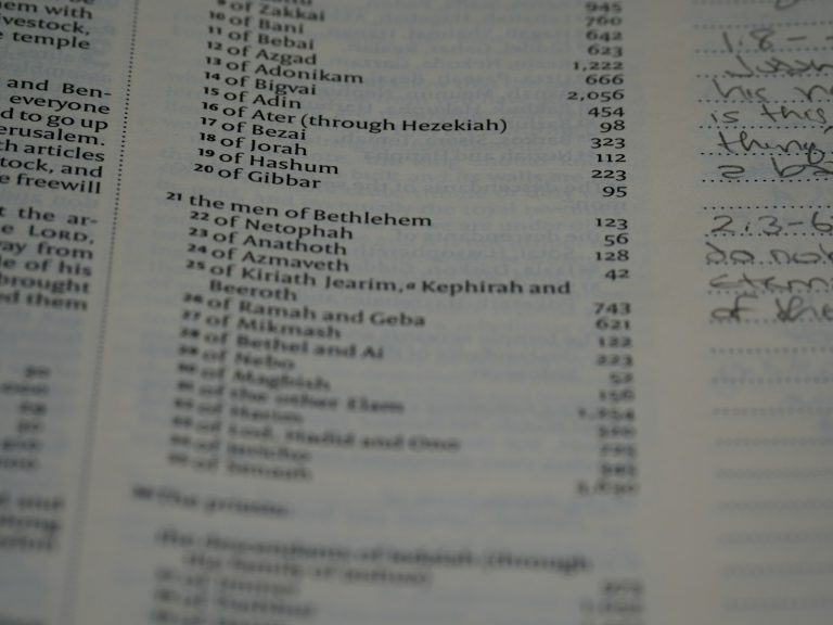 a close up of a book with a lot of writing on it